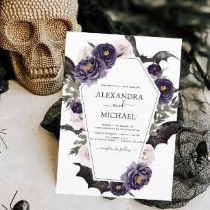 Halloween Herbst Dunkle Einladung