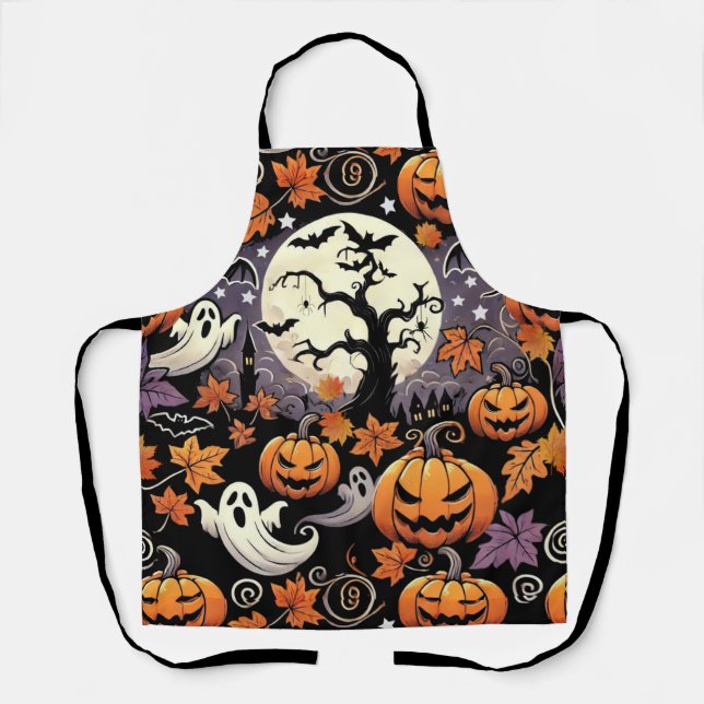 Halloween/Herbst/Frühherbst Schürze (Vorderseite)
