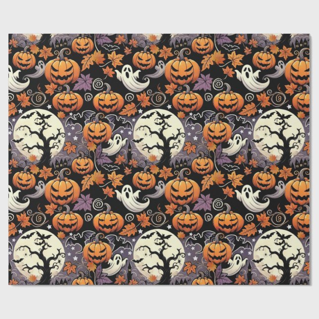 Halloween/Herbst/Herbst Geschenkpapier (Flach)