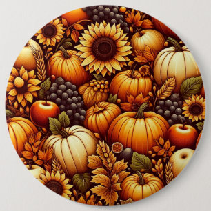 Halloween/Herbst/Herbst/Kürbis Button