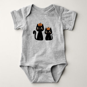 Halloween/Herbst/Herbst/Kürbis/Katze Baby Strampler