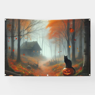 Halloween/Herbst/Herbst/Kürbis/Katze Banner