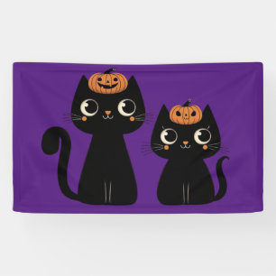 Halloween/Herbst/Herbst/Kürbis/Katze Banner