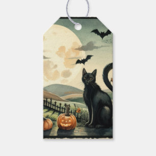 Halloween/Herbst/Herbst/Kürbis/Katze Geschenkanhänger