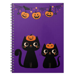 Halloween/Herbst/Herbst/Kürbis/Katze Notizblock