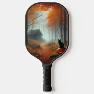 Halloween/Herbst/Herbst/Kürbis/Katze Pickleball Schläger
