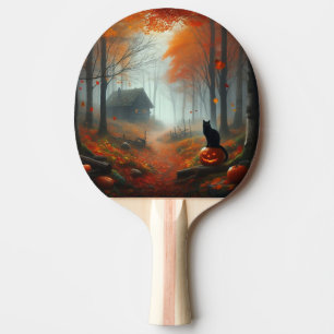 Halloween/Herbst/Herbst/Kürbis/Katze Tischtennis Schläger