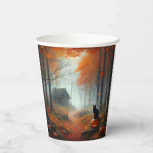 Halloween/Herbst/Herbst/Kürbis/Katzenpapier-Cups Pappbecher