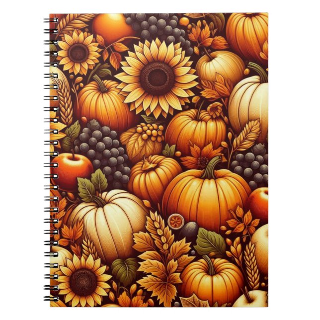 Halloween/Herbst/Herbst/Kürbis Notizblock (Vorderseite)