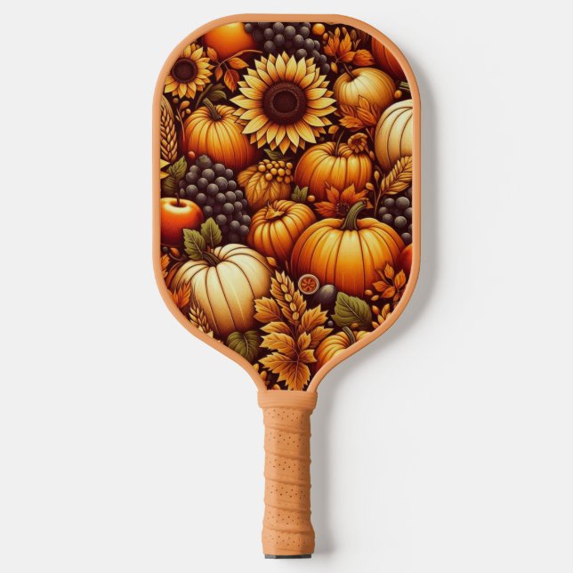 Halloween/Herbst/Herbst/Kürbis Pickleball Schläger (Vorderseite)