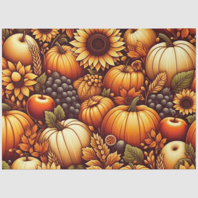 Halloween/Herbst/Herbst/Kürbis Seidenpapier (Vorderseite)