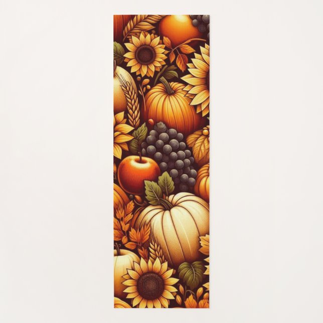 Halloween/Herbst/Herbst/Kürbis Yogamatte (Vorderseite)