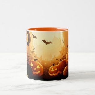 Halloween/Herbst/Herbst/Kürbis Zweifarbige Tasse