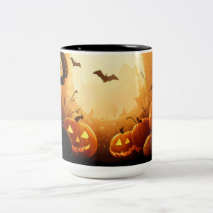 Halloween/Herbst/Herbst/Kürbis Zweifarbige Tasse