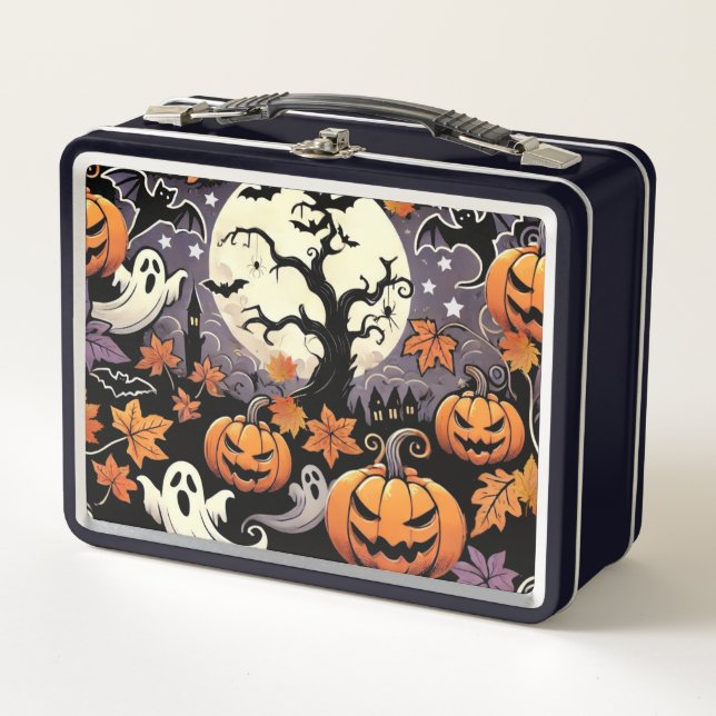 Halloween/Herbst/Herbst Metall Brotdose (Vorderseite)