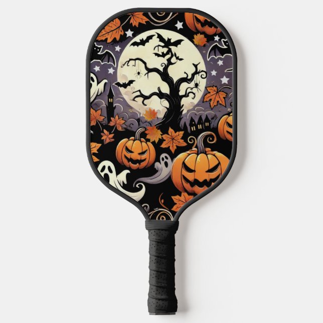 Halloween/Herbst/Herbst Pickleball Schläger (Vorderseite)