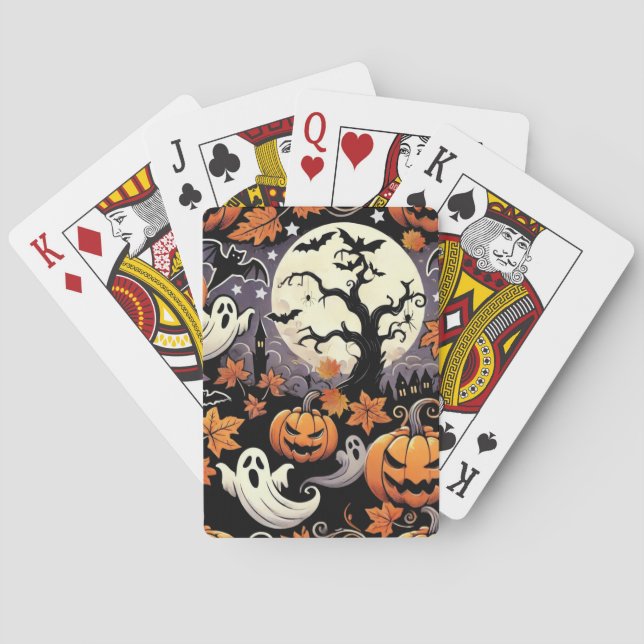 Halloween/Herbst/Herbst Spielkarten (Rückseite)