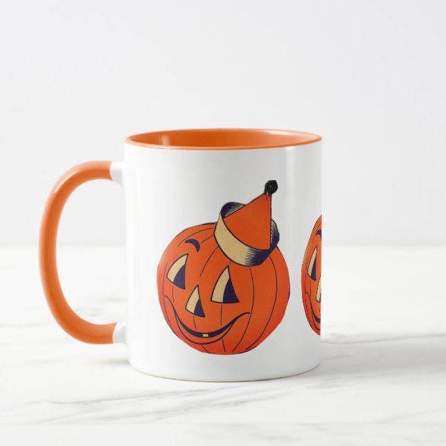 Halloween/Herbst Jack-o-Lantern-Tasse Tasse (Links)