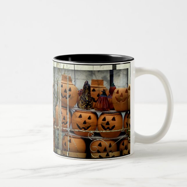 Halloween/Herbst Tasse für Getränke - Kürbis (Rechts)