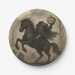 Halloween/Herbst: Vintag/gotisch Pappteller