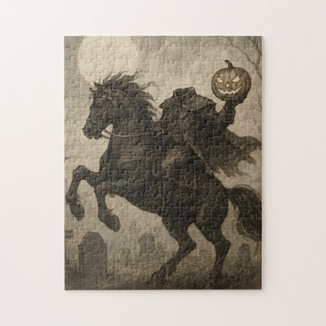Halloween/Herbst: Vintag/gotisch Puzzle (Vertikal)