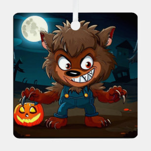 Halloween/Herbst/Werwolf/Cartoon Ornament Aus Metall