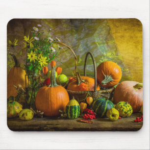 Halloween Herbstfallen Mousepad
