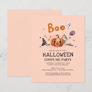 Halloween Herbstparty-Einladung