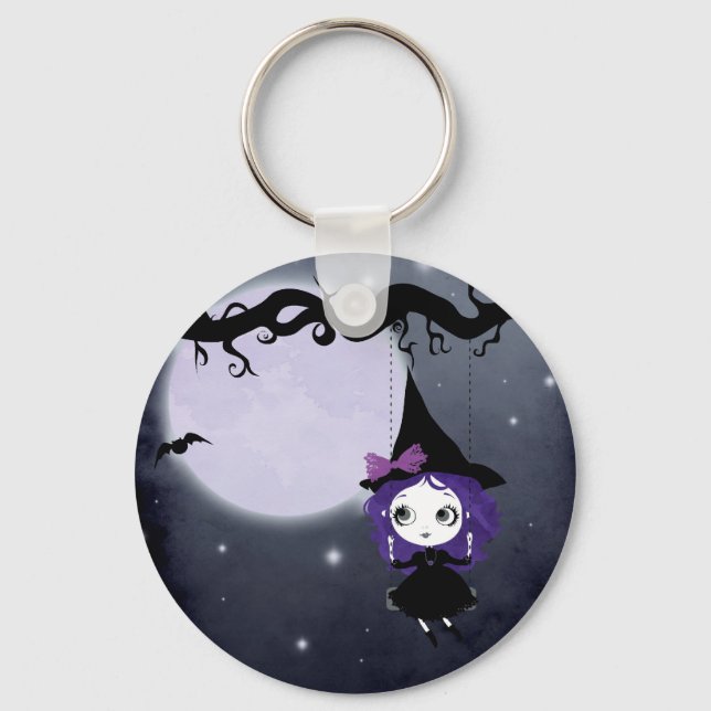 Halloween Hexan Keychan Schlüsselanhänger (Vorderseite)