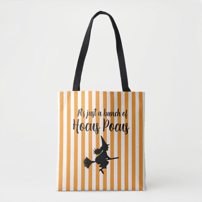 Halloween Hexe auf Broom Flying Hocus Pocus (Vorderseite)