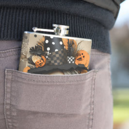 Halloween Hexe Flachmann