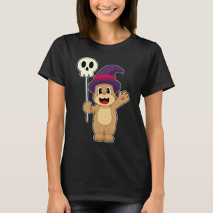 Halloween Hexe Geist Bär T-Shirt