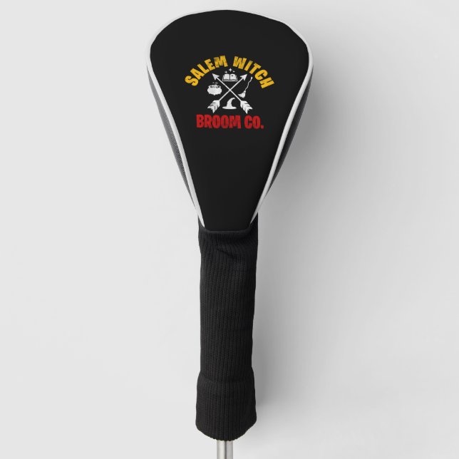 Halloween-Hexe Golf Headcover (Vorderseite)