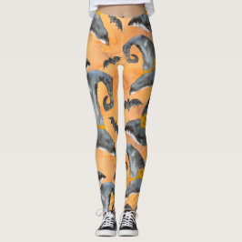 Halloween-Hexe-Hut-Leggings Leggings
