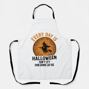 Halloween Hexe Jeder Tag Ist Halloween Lustig Vint Schürze