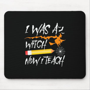 Halloween Hexe jetzt lehre ich Mousepad