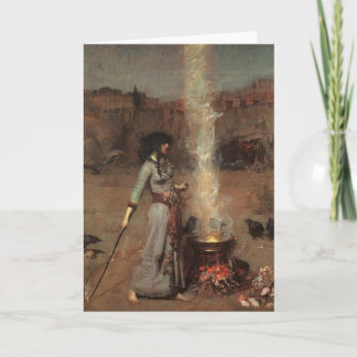 Halloween-Hexe Karte