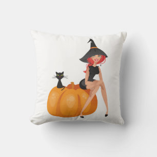 HALLOWEEN HEXE KISSEN