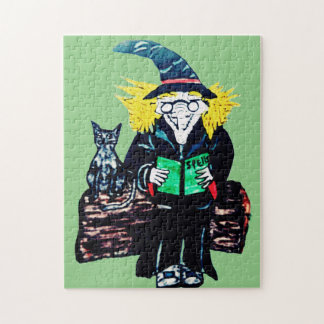 HALLOWEEN HEXE LIESS ZAUBERSprüche jigsaw puzzle
