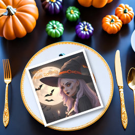 Halloween Hexe: Mess Remedy Serviette