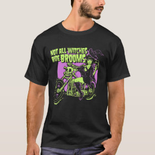 Halloween Hexe nicht alle Hexen reiten Brüche T-Shirt