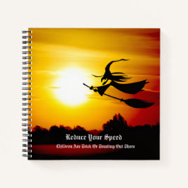 Halloween Hexe Notizbuch