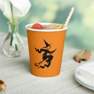 Halloween-Hexe Pappbecher