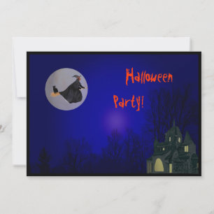 Halloween-Hexe-Party Einladung