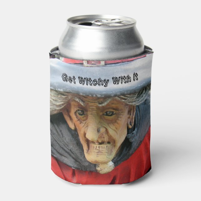 Halloween Hexe Personalisiert Can Cooler Dosenkühler (Kanne Vorderseite)