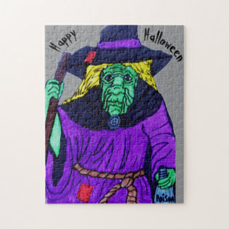 HALLOWEEN HEXE PUZZLE