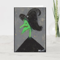 Halloween-Hexe-Schablone
