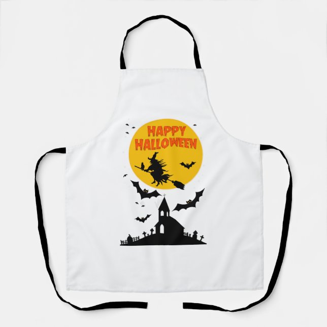 Halloween-Hexe Schürze (Vorderseite)