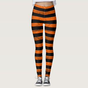 Halloween-Hexe striped Leggings