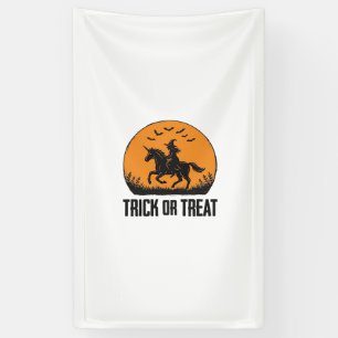 Halloween Hexe Süßigkeiten Oder Saures Vintage Mon Banner